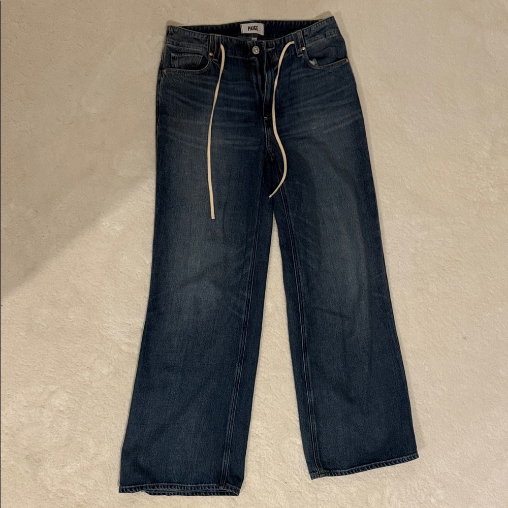 PAIGE Indigo Wide Leg Jeans